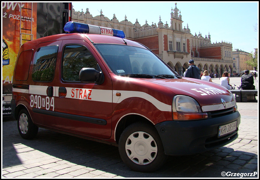 840[K]84 - SLKw Renault Kangoo - WOSz PSP Kraków