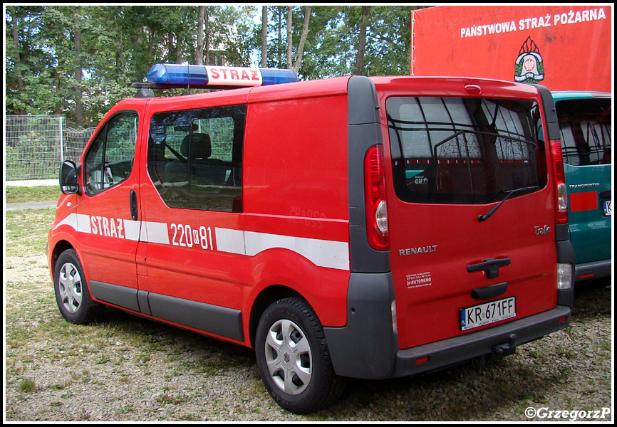 220[K]81 - SLKw Renault Trafic - KW PSP Kraków