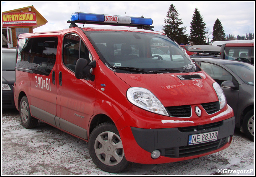 340[N]81 - SLKw Renault Trafic dCI 115 - KM PSP ElblÄ…g