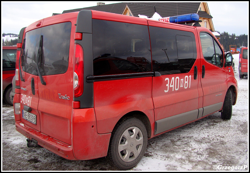 340[N]81 - SLKw Renault Trafic dCI 115 - KM PSP Elbląg