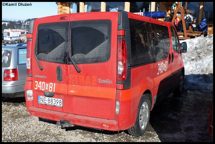 340[N]81 - SLKw Renault Trafic dCI 115 - KM PSP ElblÄ…g