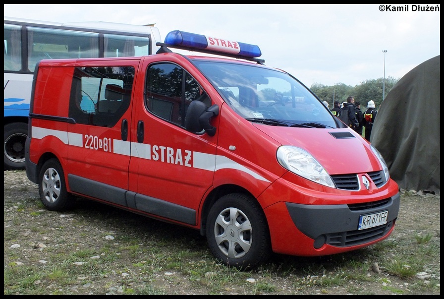 220[K]81 - SLKw Renault Trafic - KW PSP Kraków