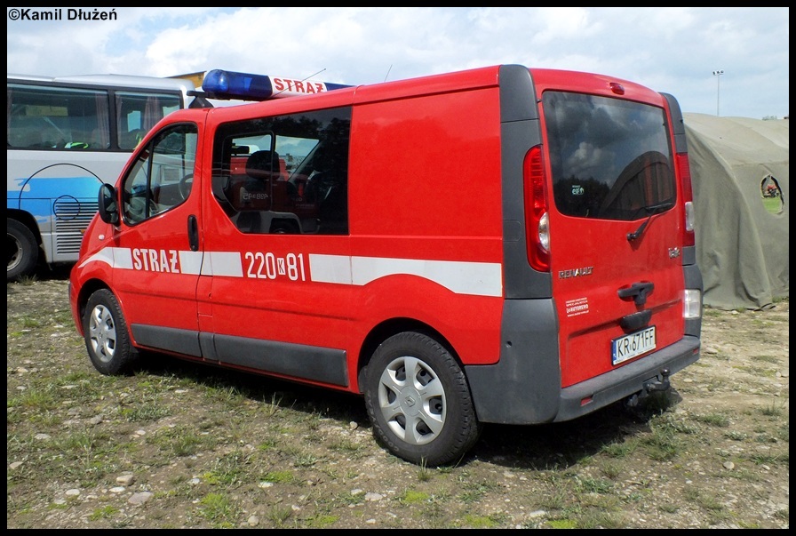 220[K]81 - SLKw Renault Trafic - KW PSP Kraków