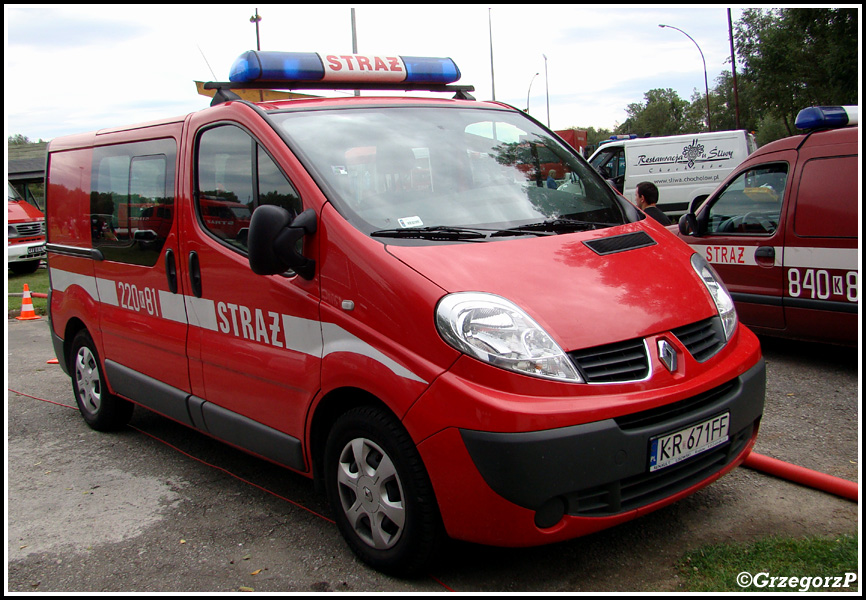 220[K]81 - SLKw Renault Trafic - KW PSP Kraków