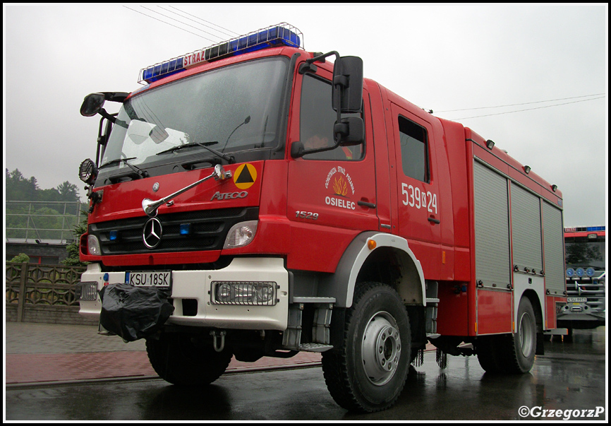 539[K]24 - GCBA 4/32 Mercedes Benz Atego 1539/Moto Truck - OSP Osielec