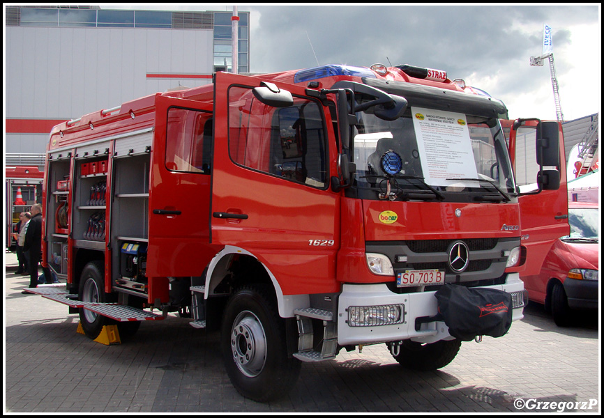 GCBA 4,5/16 Mercedes Benz Atego 1629/Bocar - Pojazd demonstracyjny