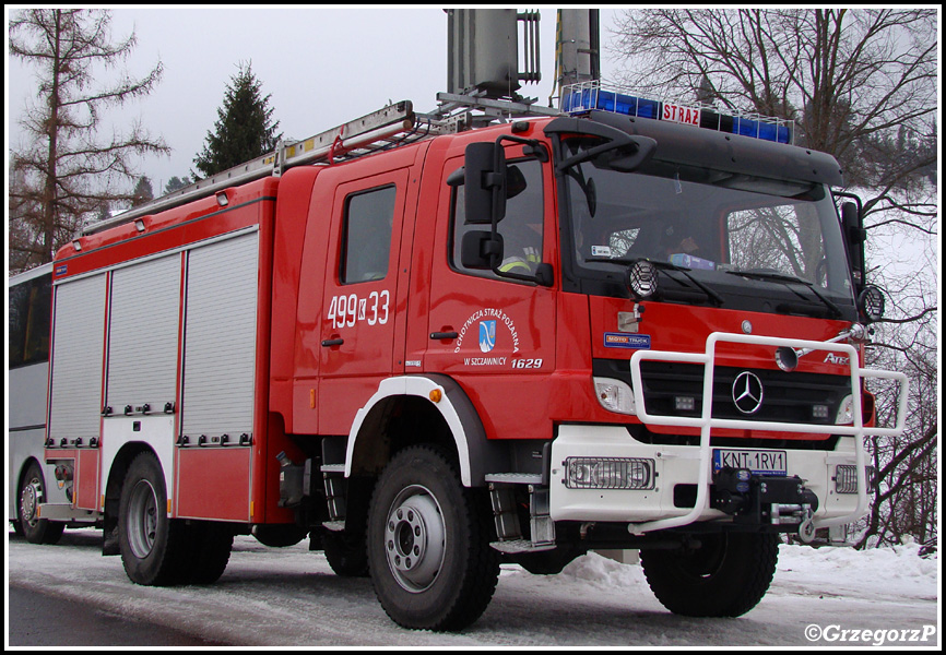 499[K]33 - GCBAM 4,3/32+8 Mercedes Benz Atego 1629/Moto Truck - OSP Szczawnica