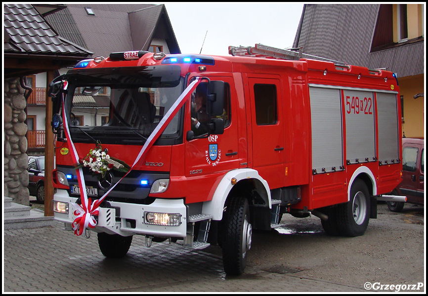 549[K]22 - GCBA 4,5/16 Mercedes Benz Atego 1629/ Bocar - OSP BiaÅ‚y Dunajec