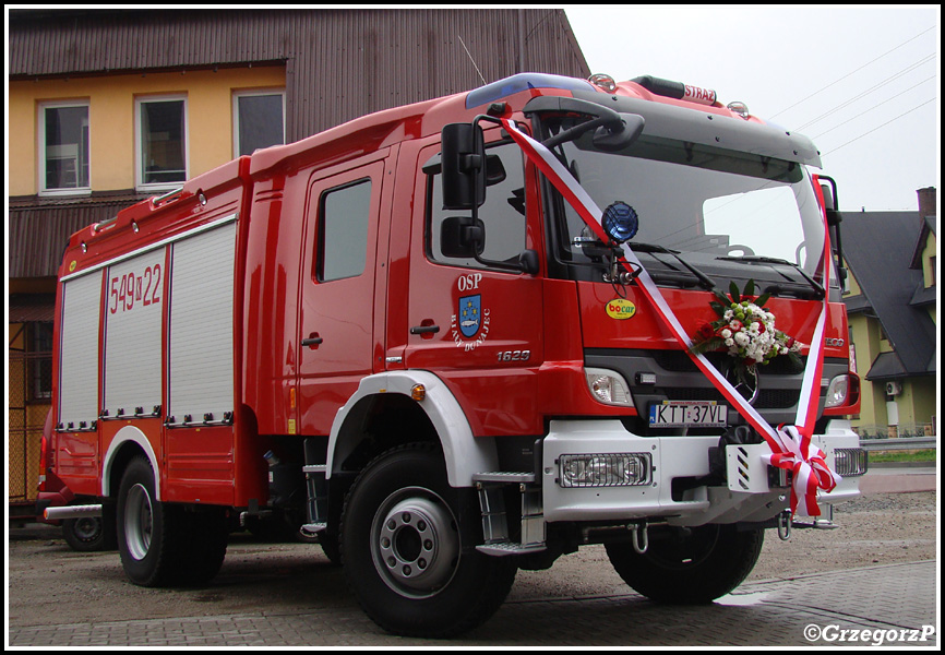 549[K]22 - GCBA 4,5/16 Mercedes Benz Atego 1629/ Bocar - OSP BiaÅ‚y Dunajec