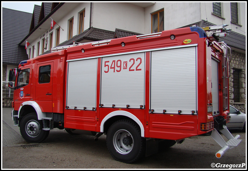 549[K]22 - GCBA 4,5/16 Mercedes Benz Atego 1629/ Bocar - OSP BiaÅ‚y Dunajec