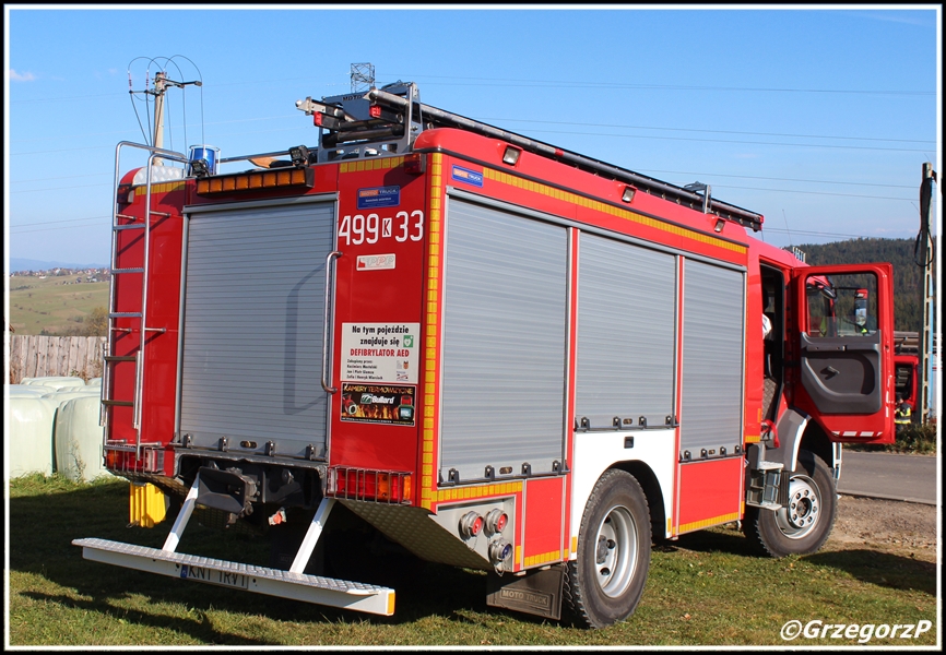 499[K]33 - GCBAM 4,3/32+8 Mercedes Benz Atego 1629/Moto Truck - OSP Szczawnica