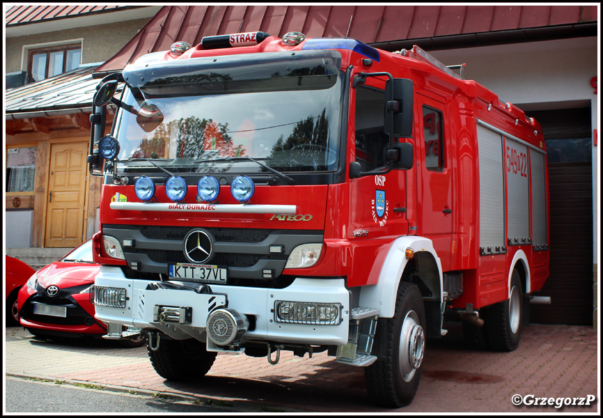 549[K]22 - GCBA 4,5/16 Mercedes Benz Atego 1629/ Bocar - OSP BiaÅ‚y Dunajec