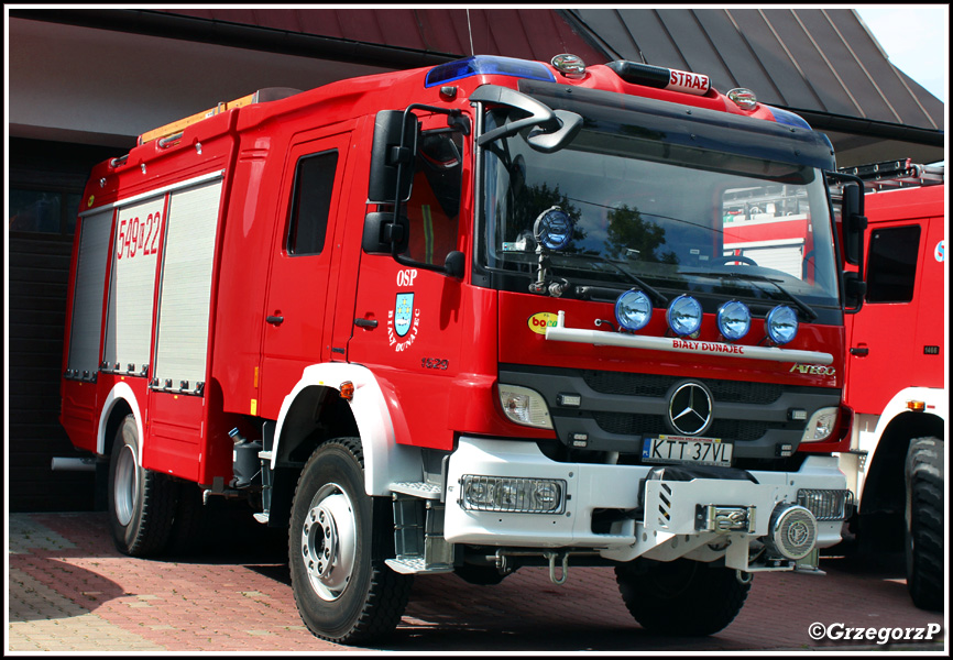 549[K]22 - GCBA 4,5/16 Mercedes Benz Atego 1629/ Bocar - OSP BiaÅ‚y Dunajec