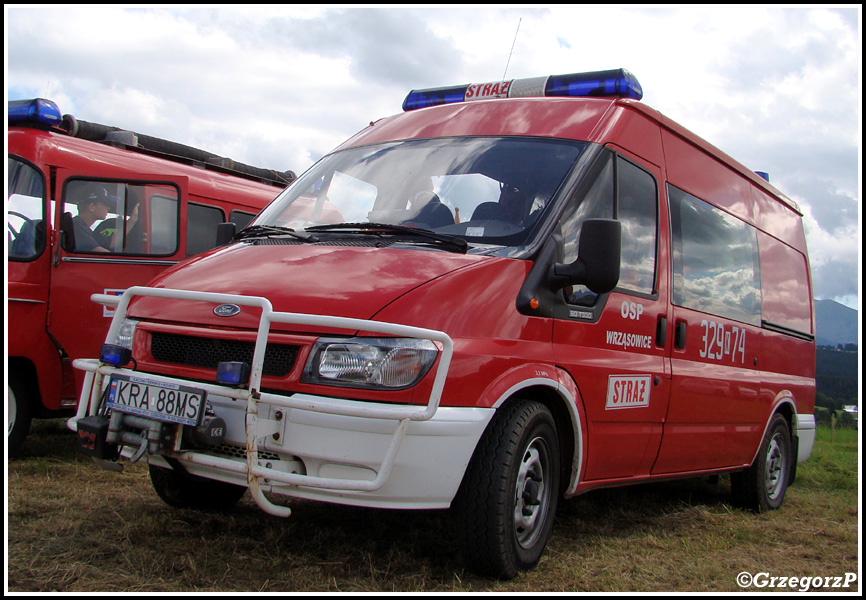 329[K]74 - SLRt Ford Transit 90 T330/Frank-Cars - OSP Wrząsowice