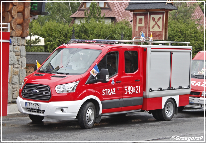 549[K]21 - SLRt Ford Transit 125 T350/Frank-Cars - OSP BiaÅ‚y Dunajec