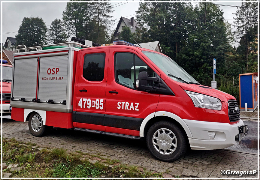 479[K]95 - SLRt Ford Transit 155 T350/Frank-Cars - OSP Skomielna BiaÅ‚a