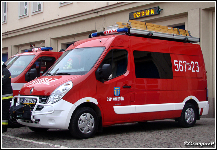 567[K]23 - GLM Renault Master dCi 125/Bibmot - OSP KokotÃ³w