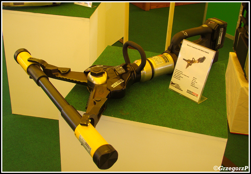 NoÅ¼ycorozpieracz Weber Rescue SPS 360 E-FORCE + rozpieracz mechaniczny RZM 740 - Edura 2013