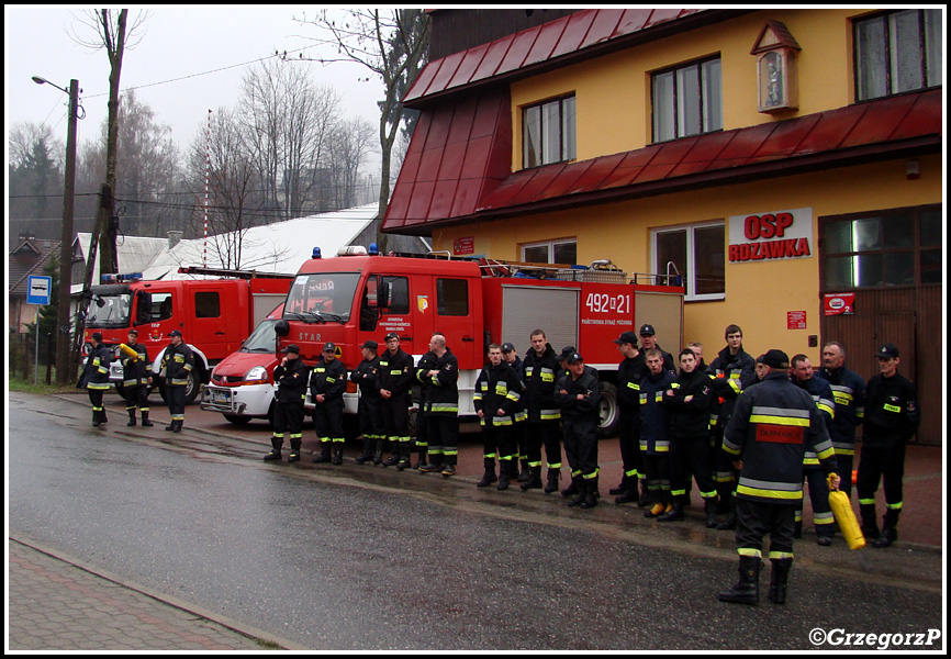 15.04.2012 - Rdzawka, remiza - Manewry KSRG