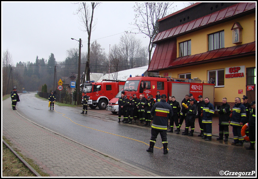 15.04.2012 - Rdzawka, remiza - Manewry KSRG