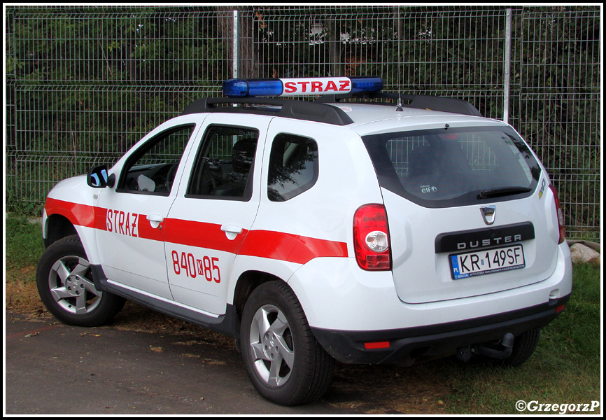 840[K]85 - SLKw Dacia Duster - WOSz PSP KrakÃ³w