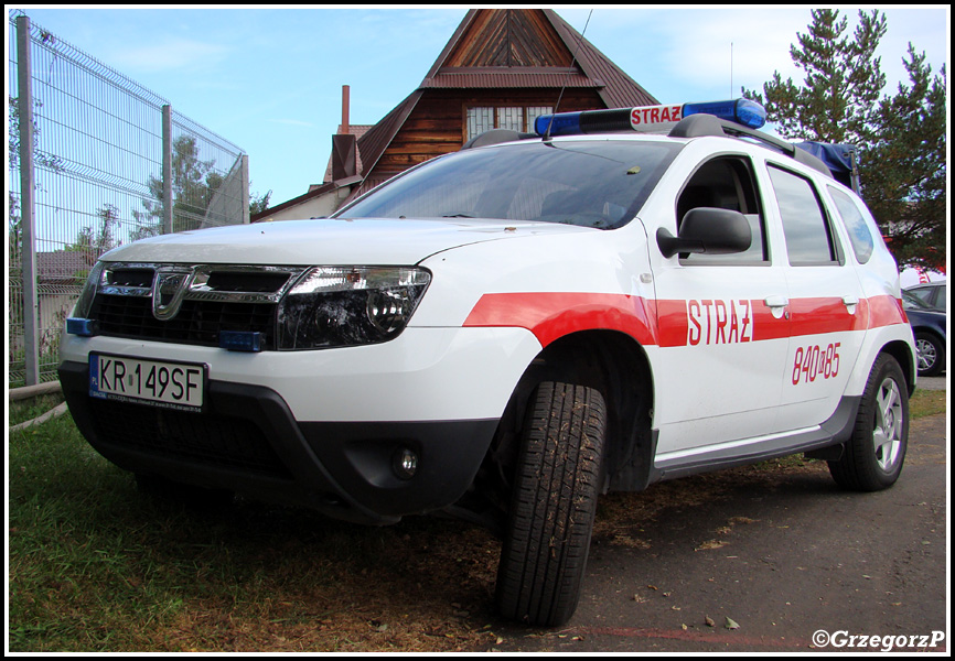 840[K]85 - SLKw Dacia Duster - WOSz PSP Kraków