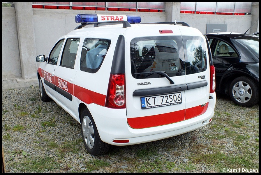 360[K]89 - SLKw Dacia Logan MCV - KM PSP TarnÃ³w