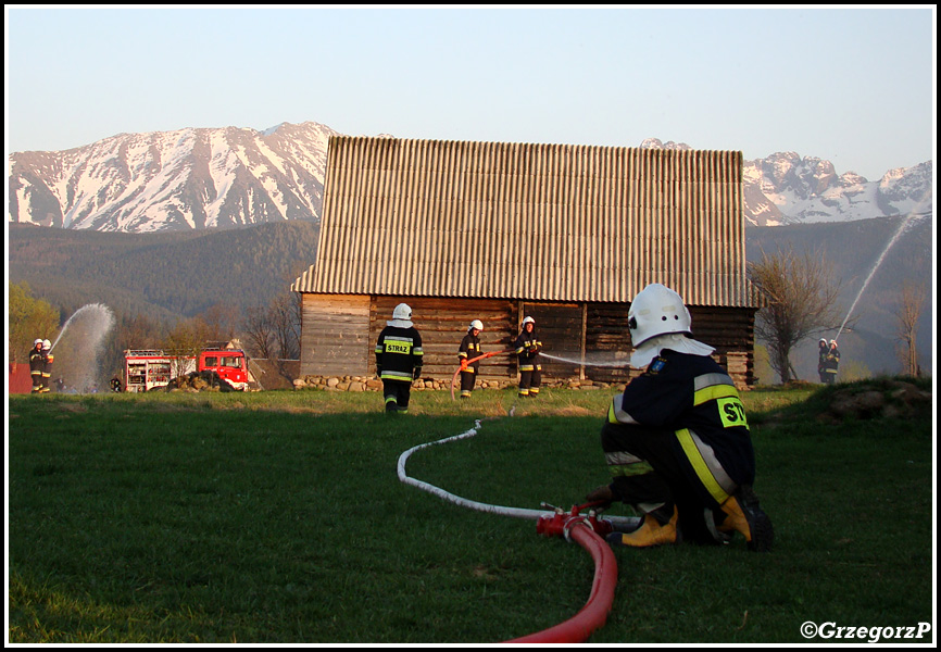 30.04.2012 - Zakopane, Olcza - Manewry gminne gminy Poronin