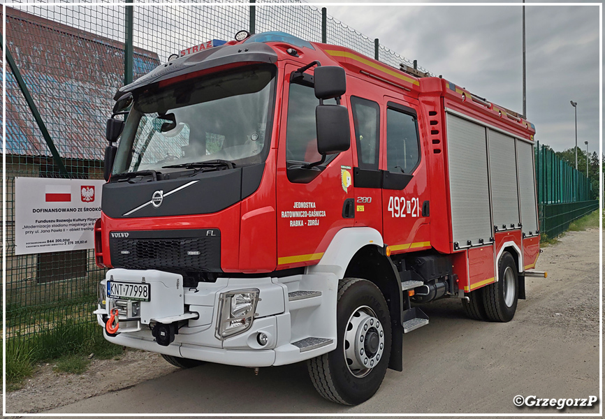 492[K]21 - GBA 2,5/16 Volvo FL 280/Bocar - JRG Rabka-ZdrÃ³j