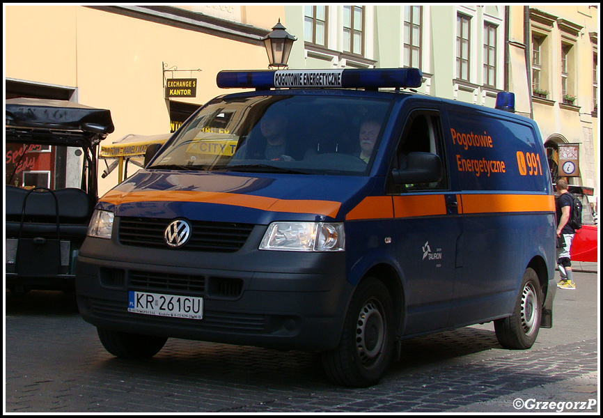 Volkswagen Transporter T5 - Pogotowie Energetyczne Kraków