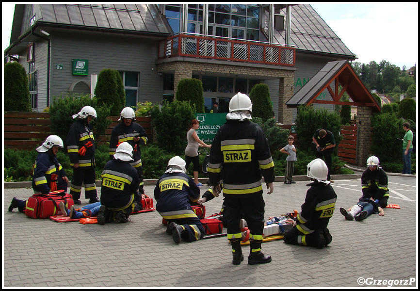 23.06.2012 - Rabka, ul. Orkana - Manewry gminne OSP ‘’Bank 2012’’