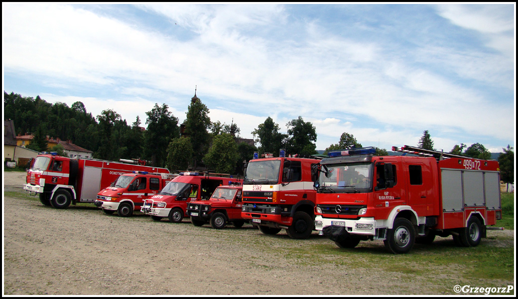 23.06.2012 - Rabka, ul. Orkana - Manewry gminne OSP ‘’Bank 2012’’