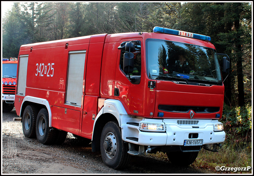 342[K]25 - GCBA 8/50 Renault Kerax 420 dCi/Wawrzaszek - JRG 2 Nowy Sącz