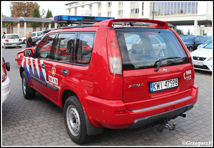 567[K]70 - SLRr Nissan X-Trail - OSP NiepoÅ‚omice-Podgrabie