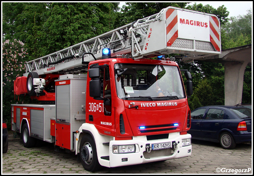 306[K]51 - SCD 37 Iveco 160E30/Magirus - JRG 6 Kraków