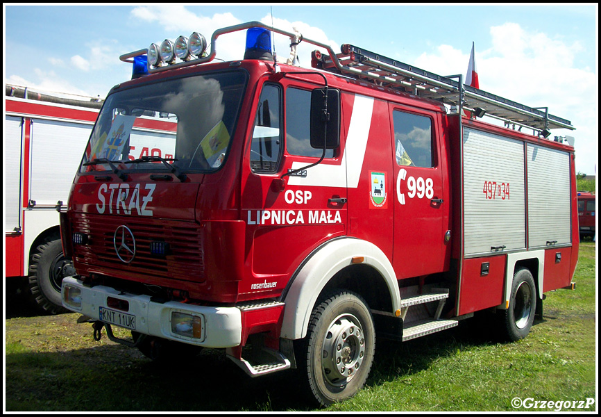 497[K]34 - GBA 2,1/28 Mercedes Benz 1222/Rosenbauer - OSP Lipnica Mała