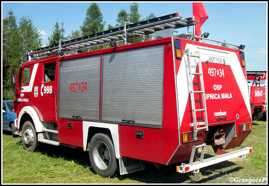 497[K]34 - GBA 2,1/28 Mercedes Benz 1222/Rosenbauer - OSP Lipnica MaÅ‚a