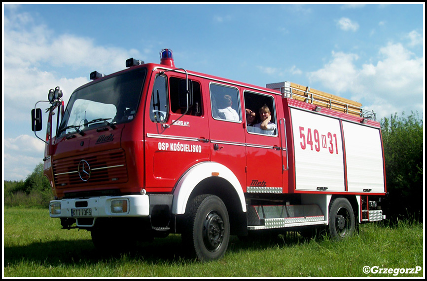 549[K]31 - GBA 2,5/16 Mercedes Benz 1226 AF/Metz - OSP KoÅ›cielisko*