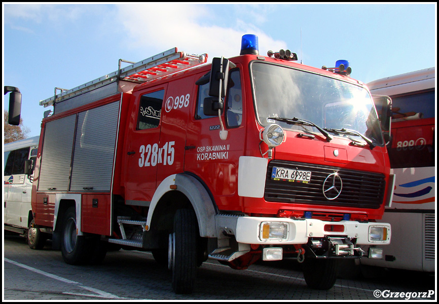 328[K]15 - GBA 2,3/16 Mercedes Benz 1222/Rosenbauer - OSP Skawina II Korabniki