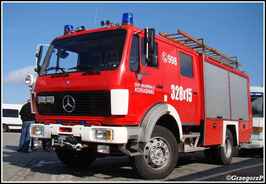 328[K]15 - GBA 2,3/16 Mercedes Benz 1222/Rosenbauer - OSP Skawina II Korabniki