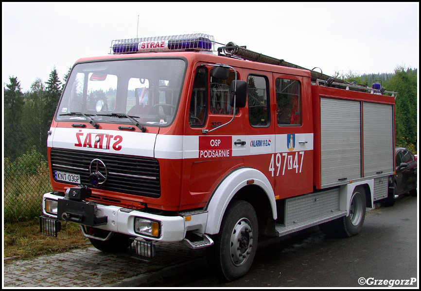 497[K]47 - GBA 2,5/16 Mercedes Benz 1017/Ziegler - OSP Podsarnie