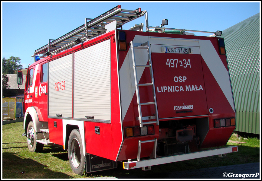 497[K]34 - GBA 2,1/28 Mercedes Benz 1222/Rosenbauer - OSP Lipnica MaÅ‚a