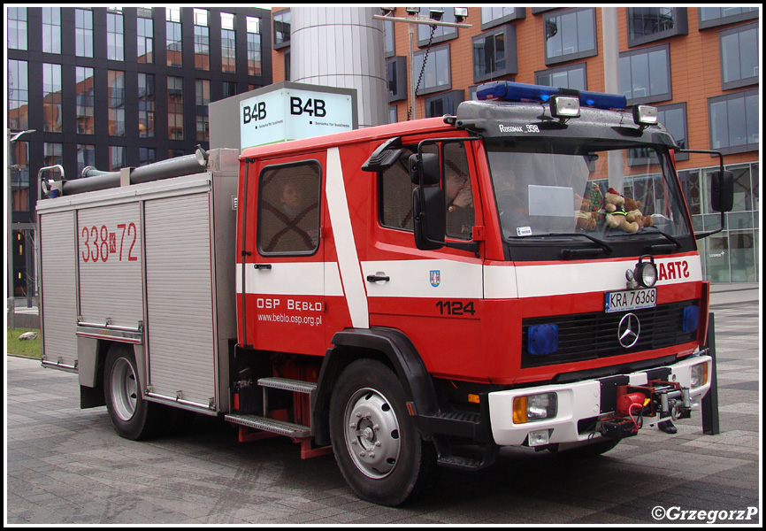 338[K]72 - GBA 1,5/24 Mercedes Benz 1124/Bronto - OSP BÄ™bÅ‚o