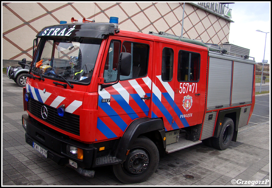 567[K]71 - GBA 1,5/24 Mercedes Benz 1117/Doeschot-Rosenbauer - OSP PodÅ‚Ä™Å¼e