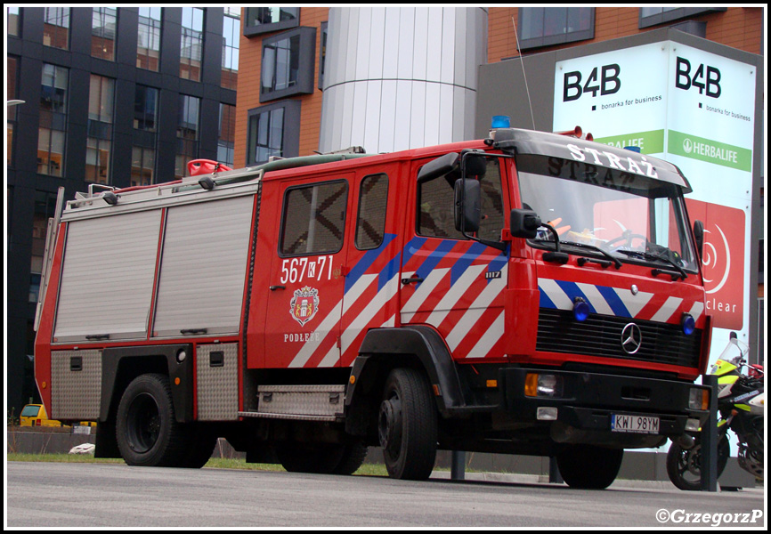 567[K]71 - GBA 1,5/24 Mercedes Benz 1117/Doeschot-Rosenbauer - OSP Podłęże