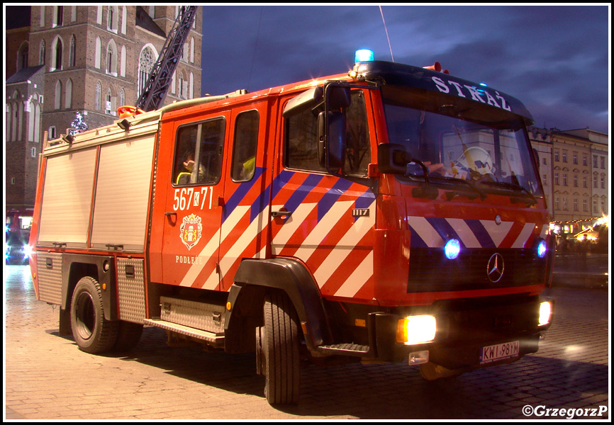 567[K]71 - GBA 1,5/24 Mercedes Benz 1117/Doeschot-Rosenbauer - OSP PodÅ‚Ä™Å¼e