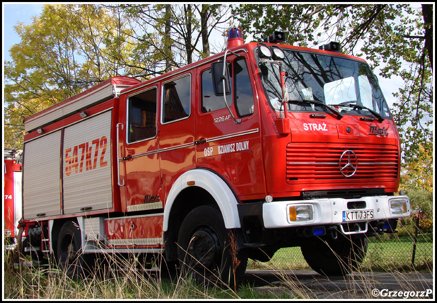 547[K]72 - GBA 2,5/16 Mercedes Benz 1226 AF/Metz - OSP Dzianisz Dolny*