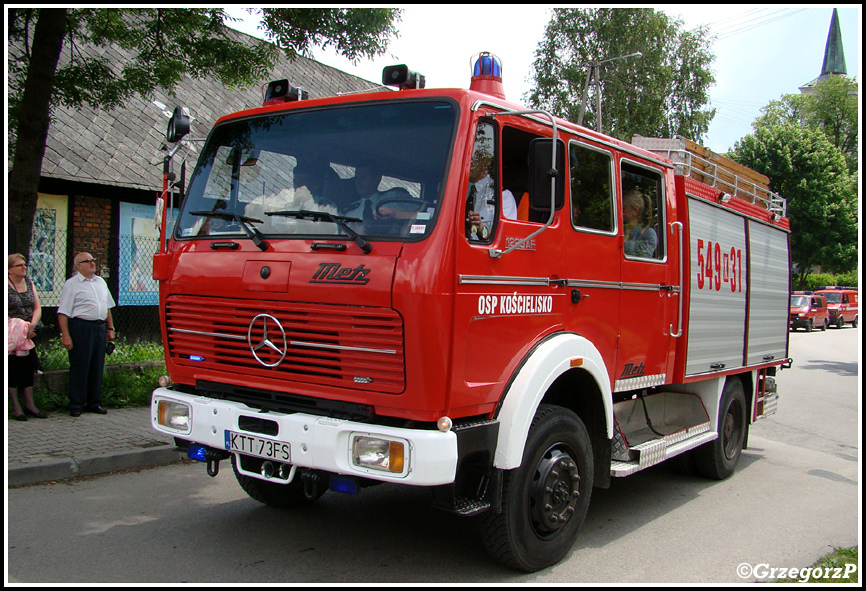 549[K]31 - GBA 2,5/16 Mercedes Benz 1226 AF/Metz - OSP KoÅ›cielisko*