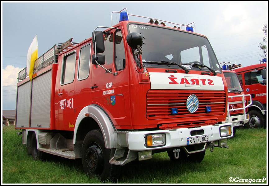 497[K]61 - GBA 2,5/16 Mercedes Benz 1019/Ziegler - OSP Niedzica- Zamek