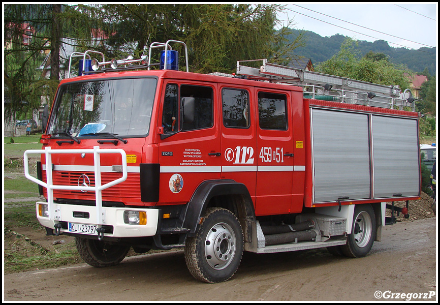 459[K]51 - GBA 2,5/16 Mercedes Benz 1120/Bachert - OSP PodÅ‚opieÅ„